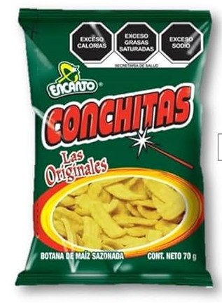 Botana de maíz Encanto Conchitas Originales 73 g